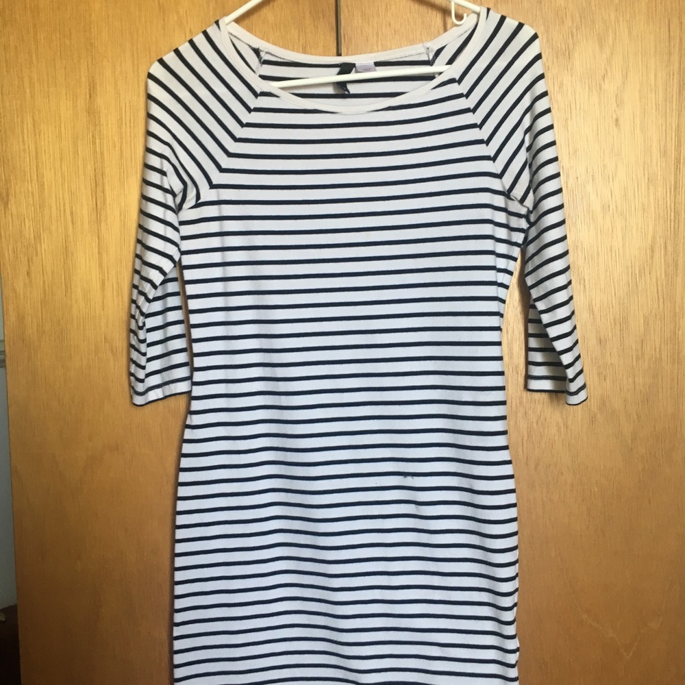 Black and white stripe shirt/dress